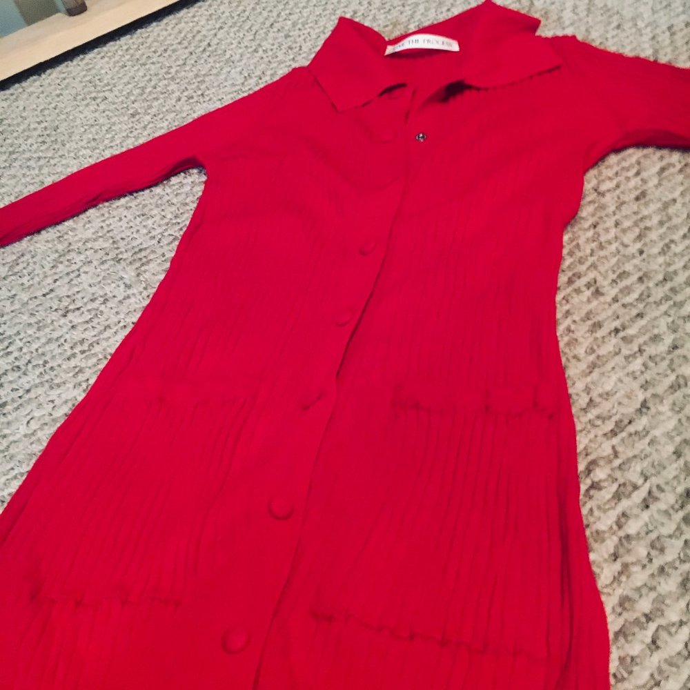 Live The Process long cardigan